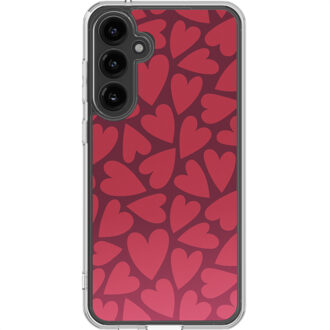 Imoshion Design hoesje voor de Samsung Galaxy S23 FE - Hearty Coral Dust Meerkleurig
