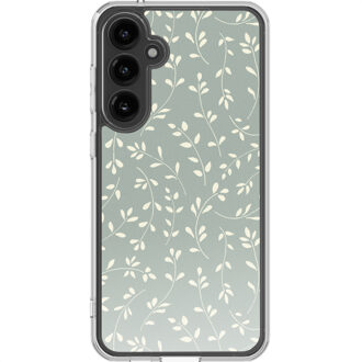 Imoshion Design hoesje voor de Samsung Galaxy S23 FE - Smoke Green Flowers Groen