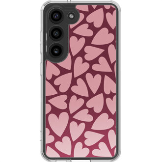 Imoshion Design hoesje voor de Samsung Galaxy S23 - Hearty Blush Meerkleurig