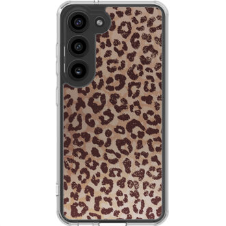 Imoshion Design hoesje voor de Samsung Galaxy S23 - Leopard Mood Bruin
