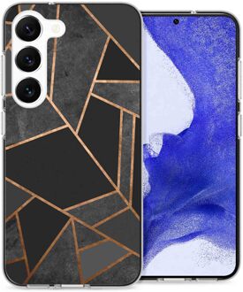 Imoshion Design hoesje voor de Samsung Galaxy S23 Plus - Black Graphic Meerkleurig