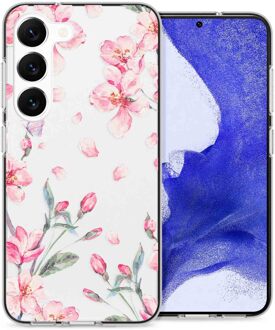 Imoshion Design hoesje voor de Samsung Galaxy S23 Plus - Blossom Watercolor Meerkleurig