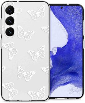 Imoshion Design hoesje voor de Samsung Galaxy S23 Plus - Butterfly Transparant
