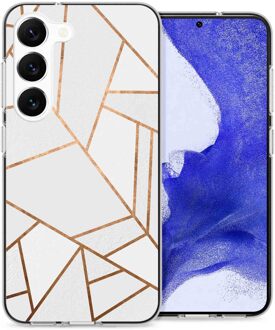 Imoshion Design hoesje voor de Samsung Galaxy S23 Plus - White Graphic Meerkleurig