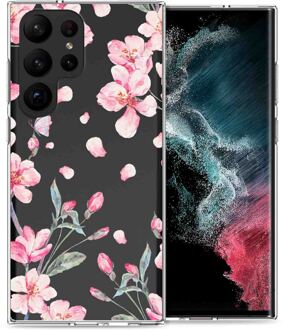 Imoshion Design hoesje voor de Samsung Galaxy S23 Ultra - Blossom Watercolor Meerkleurig