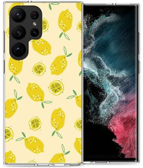 Imoshion Design hoesje voor de Samsung Galaxy S23 Ultra - Lemons Geel