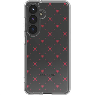 Imoshion Design hoesje voor de Samsung Galaxy S24 - Crush Check Transparant