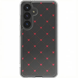 Imoshion Design hoesje voor de Samsung Galaxy S24 - Crush Check Transparant