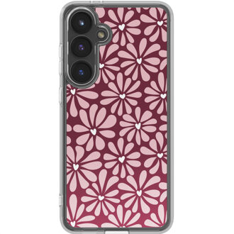 Imoshion Design hoesje voor de Samsung Galaxy S24 FE - Bloom Love Blush Meerkleurig