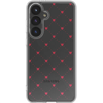 Imoshion Design hoesje voor de Samsung Galaxy S24 FE - Crush Check Transparant