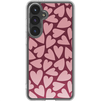 Imoshion Design hoesje voor de Samsung Galaxy S24 FE - Hearty Blush Meerkleurig
