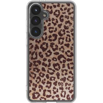Imoshion Design hoesje voor de Samsung Galaxy S24 FE - Leopard Mood Bruin