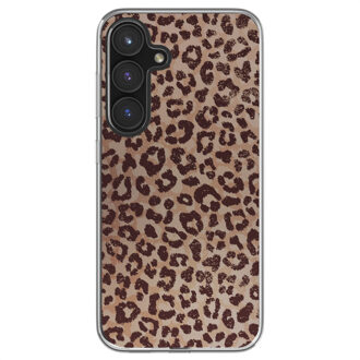 Imoshion Design hoesje voor de Samsung Galaxy S24 FE - Leopard Mood Meerkleurig