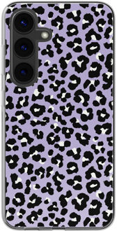 Imoshion Design hoesje voor de Samsung Galaxy S24 - Leopard Lilac Meerkleurig