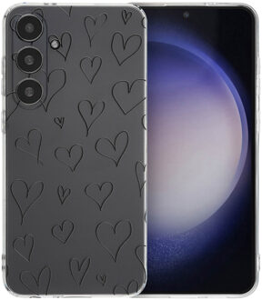 Imoshion Design hoesje voor de Samsung Galaxy S24 Plus - Hearts Meerkleurig
