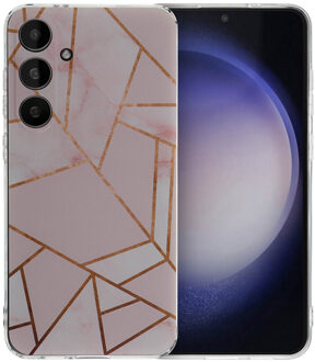 Imoshion Design hoesje voor de Samsung Galaxy S24 Plus - Pink Graphic Meerkleurig