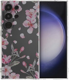 Imoshion Design hoesje voor de Samsung Galaxy S24 Ultra - Blossom Watercolor Meerkleurig