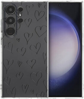 Imoshion Design hoesje voor de Samsung Galaxy S24 Ultra - Hearts Meerkleurig