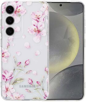 Imoshion Design hoesje voor de Samsung Galaxy S25 - Blossom Watercolor Meerkleurig