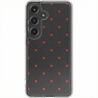 Imoshion Design hoesje voor de Samsung Galaxy S25 - Crush Check Transparant