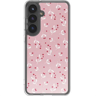 Imoshion Design hoesje voor de Samsung Galaxy S25 FE - Berries Blush Roze