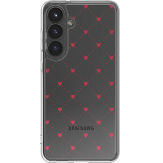 Imoshion Design hoesje voor de Samsung Galaxy S25 FE - Crush Check Transparant
