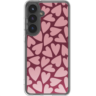 Imoshion Design hoesje voor de Samsung Galaxy S25 FE - Hearty Blush Meerkleurig