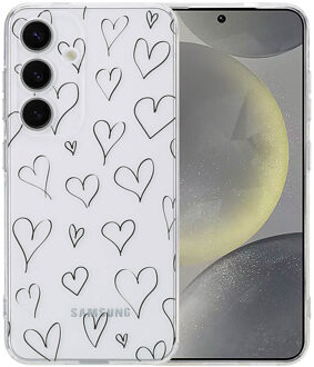 Imoshion Design hoesje voor de Samsung Galaxy S25 - Hearts Meerkleurig