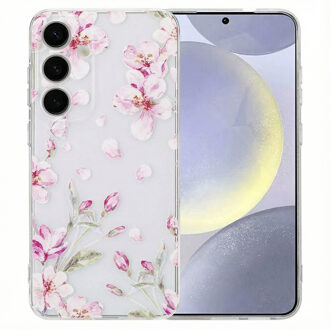 Imoshion Design hoesje voor de Samsung Galaxy S25 Plus - Blossom Watercolor Meerkleurig