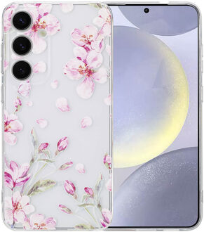 Imoshion Design hoesje voor de Samsung Galaxy S25 Plus - Blossom Watercolor Meerkleurig
