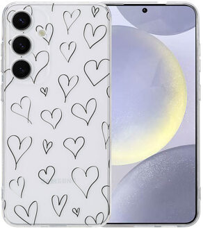 Imoshion Design hoesje voor de Samsung Galaxy S25 Plus - Hearts Meerkleurig