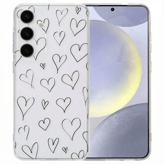 Imoshion Design hoesje voor de Samsung Galaxy S25 Plus - Hearts Meerkleurig