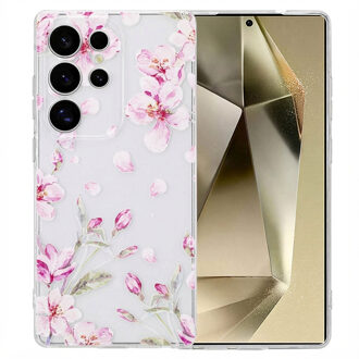 Imoshion Design hoesje voor de Samsung Galaxy S25 Ultra - Blossom Watercolor Meerkleurig