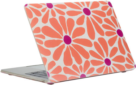 Imoshion Design Laptop Cover voor de Apple MacBook Pro 16 inch (2021 / 2023 M3 chip / 2024 M4 chip) - Orange Flower Connect Meerkleurig
