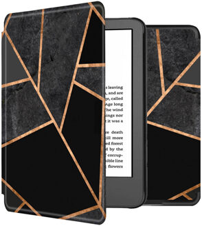 Imoshion Design Slim Hard Case Bookcase voor de Amazon Kindle (2024) / Amazon Kindle (2022) 11th gen - Black Graphic Zwart - 6
