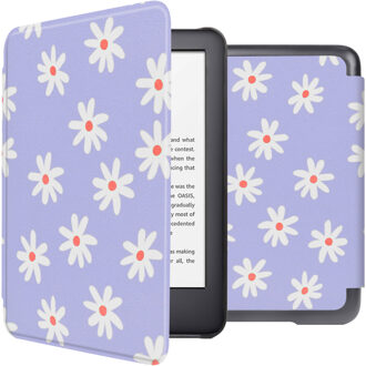 Imoshion Design Slim Hard Case Bookcase voor de Amazon Kindle (2024) / Amazon Kindle (2022) 11th gen - Flowers Distance Meerkleurig - 6