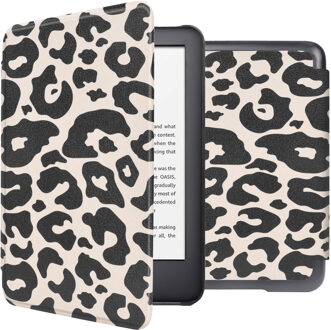 Imoshion Design Slim Hard Case Bookcase voor de Amazon Kindle (2024) / Amazon Kindle (2022) 11th gen - Leopard Meerkleurig - 6