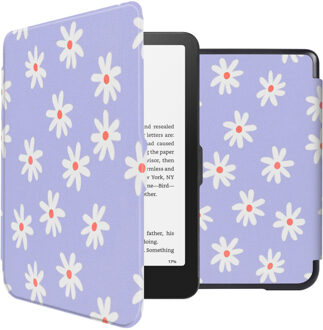 Imoshion Design Slim Hard Case Bookcase voor de Amazon Kindle Paperwhite (2024) / Paperwhite Signature Edition (2024) / Colorsoft (2024) / Colorsoft Signature Edition (2024) - Flowers Distance Meerkleurig