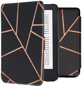 Imoshion Design Slim Hard Case Bookcase voor de Kobo Clara 2E / Tolino Shine 4 - Black Graphic Zwart - 6