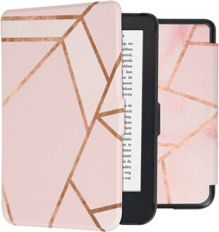 Imoshion Design Slim Hard Case Bookcase voor de Kobo Clara 2E / Tolino Shine 4 - Pink Graphic Roze - 6
