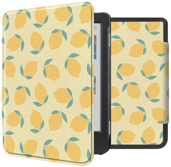 Imoshion Design Slim Hard Case Bookcase voor de Kobo Clara Colour / BW - Citrus Dream Meerkleurig - 6