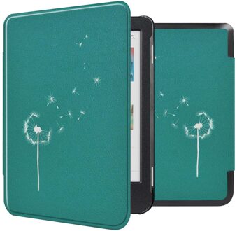 Imoshion Design Slim Hard Case Bookcase voor de Kobo Clara Colour / BW - Green Dandelion Meerkleurig - 6