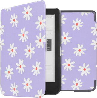 Imoshion Design Slim Hard Case Bookcase voor de Kobo Clara HD - Flowers Distance Meerkleurig - 6