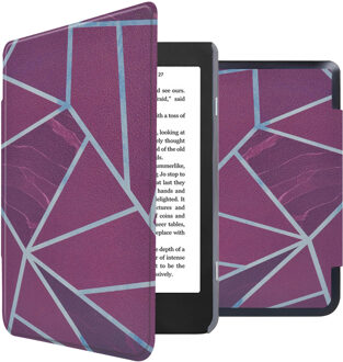 Imoshion Design Slim Hard Case Bookcase voor de Kobo Nia - Bordeaux Graphic Meerkleurig - 6