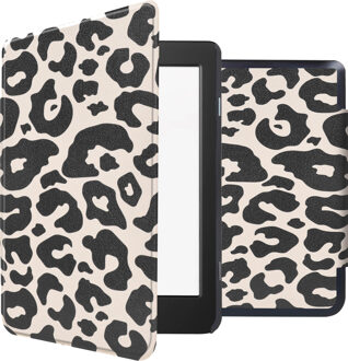 Imoshion Design Slim Hard Case Bookcase voor de Kobo Nia - Leopard Meerkleurig - 6