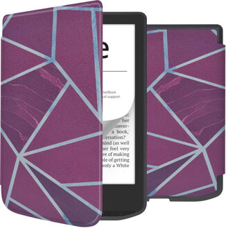 Imoshion Design Slim Hard Case Bookcase voor de Pocketbook Verse / Verse Pro / Verse Pro Color / Vivlio Light / Light HD - Bordeaux Graphic Meerkleurig - 6