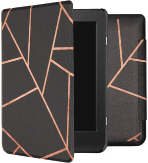 Imoshion Design Slim Hard Case Booktype Kobo Nia tablethoes - Black Graphic