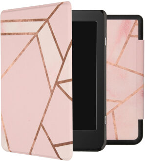 Imoshion Design Slim Hard Case Booktype Tolino Page 2 tablethoes - Pink Graphic