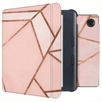 Imoshion Design Slim Hard Case Sleepcover met stand voor de Kobo Libra Colour - Pink Graphic Meerkleurig - 7