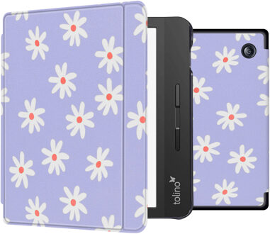 Imoshion Design Slim Hard Case Sleepcover met stand voor de Tolino Vision 5 - Flowers Distance Meerkleurig - 7